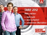 Tarif 2012: Wir haben's verdient